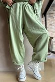 Lagen Classic Sweatshirt Barrel Pant Matcha