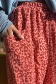 Lagen Leopard Shelby Barrel Pant Coral & Indian Red