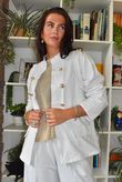 Lagen Napoleon Jacket White
