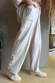 Lagen Panel Tapered Leg Trouser Calico