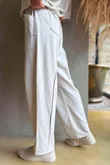 Lagen Panel Tapered Leg Trouser Calico