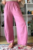 Lagen Relaxed Barrel Pant Indian Pink