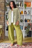 Lagen Relaxed Barrel Pant Olive
