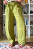 Lagen Relaxed Barrel Pant Olive