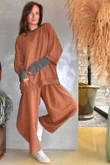 Lagen Relaxed Sweatshirt Chestnut 