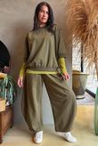 Lagen Relaxed Sweatshirt Deep Olive 