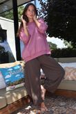 Lagen Relaxed Sweatshirt Indian Pink