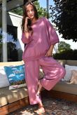 Lagen Relaxed Sweatshirt Indian Pink