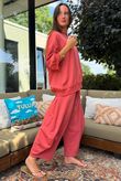 Lagen Relaxed Sweatshirt Indian Red