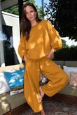 Lagen Relaxed Sweatshirt Turmeric