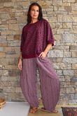 Lagen Wild Thing Relaxed Sweatshirt Aubergine