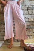 Larc Frill Kick Pant Rose