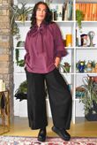 Larc Poet Blouse Damson