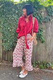 Larc Poet Blouse Sangria 