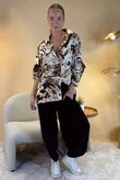 Laundry B Carmen Relaxed Shirt Mixed Animal