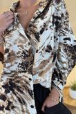 Laundry B Carmen Relaxed Shirt Mixed Animal