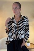 Laundry B Carmen Relaxed Shirt Tiger