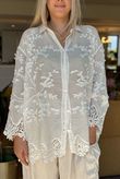 Laundry B Cici Embroidered Shirt White