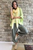 Classic Portobello Scarf Lemon **
