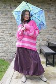 Laundry B Compact Umbrella Irises 