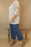 Laundry B Dakota Crochet Top Stone