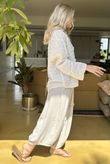 Laundry B Dottie Embroidered Shirt Vintage Cream