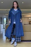  Duran Denim Trench Dark 