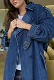  Duran Denim Trench Dark 