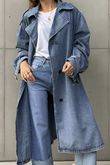 Laundry B Duran Denim Trench Light 