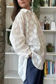 Essential Cotton Circle Shirt Warm White - 