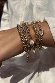 Laundry B Free Spirit Stretch Stacker Bracelet Star Gold /15 