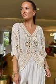 Laundry B Joni Bolero Cardigan Stone