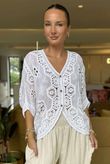 Laundry B Joni Bolero Cardigan White