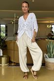 Laundry B Joni Bolero Cardigan White