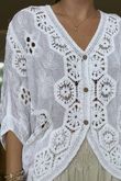 Laundry B Joni Bolero Cardigan White