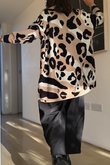 Laundry B Nuku Abstract Animal Knit Jumper Camel /13 =