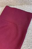 Laundry B Ribbed Compression Sculpt Legging Burgundy 