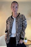 Laundry B Suko Suedette Bomber Jacket Animal