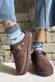Laundry B Terry & Wool Luxury Socks Heart Pale Blue Denim