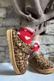 Laundry B Terry & Wool Luxury Socks Heart Red Stone