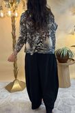 Laundry B Veya Lurex Relaxed Knit Top Animal