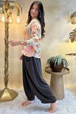 Laundry B Veya Lurex Relaxed Knit Top Calypso