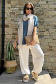 Laundry B Wild Shores Capri Pure Cotton Top Midnight