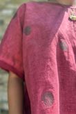 Laundry B Wild Shores Capri Pure Cotton Top Pomegranate