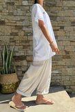 Laundry B Wild Shores Capri Pure Cotton Top White