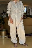 Laundry B Cici Embroidered Shirt Vintage Cream