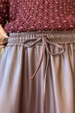 Lennon Super Soft Faux Leather Skirt Burgundy