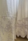 Lin & Lace Linen Blend Wide Leg Pants White