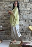 Linen Blend Slub Drape Knit Bamboo