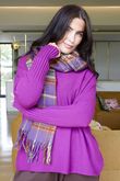 Loch Lomond Scarf Aubergine /20=